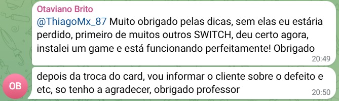 Feedback real de aluno do GameDoctor