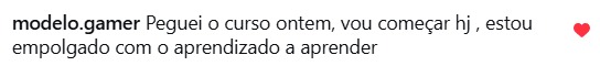 Feedback real de aluno do GameDoctor