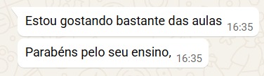 Feedback real de aluno do GameDoctor